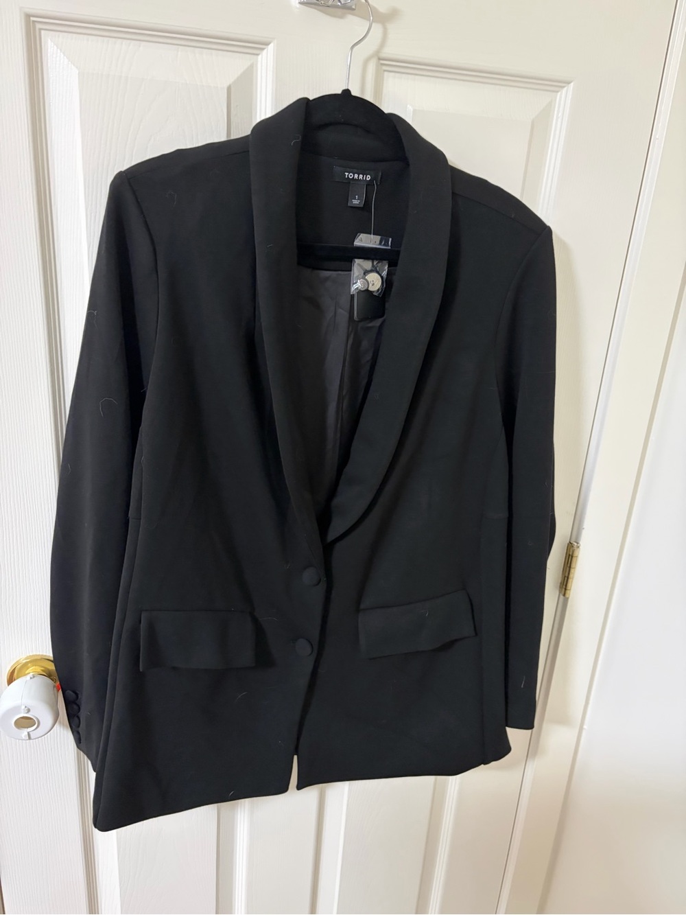 torrid Black Shawl Collar Blazer Jacket